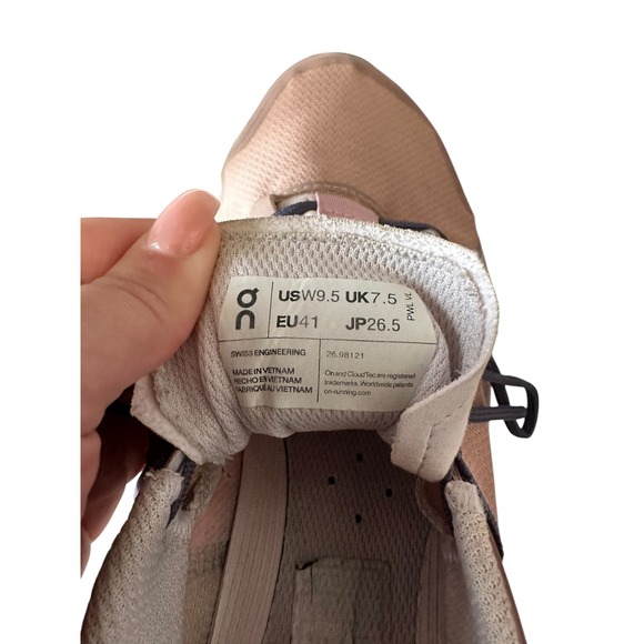 On Running Cloudnova Rosebrown orchid Women's sneakers Size 9.5 - Picture 8 of 8
